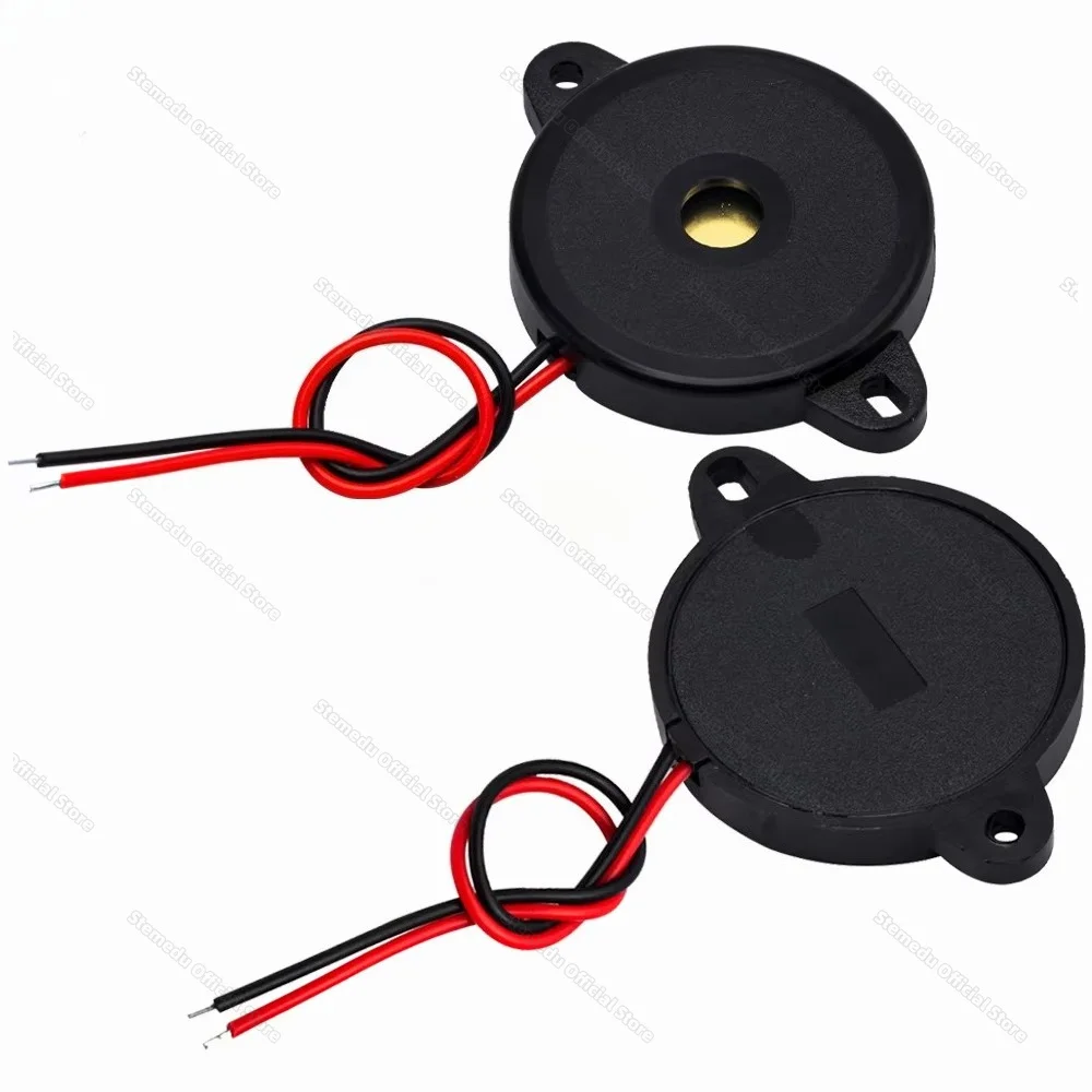 1/2/5/10PCS 30*6.2mm Piezo Passive Buzzer Double Ear Shaped Lead Terminal Wire High Decibel AT3040 Piezoelectric Passive Buzzing