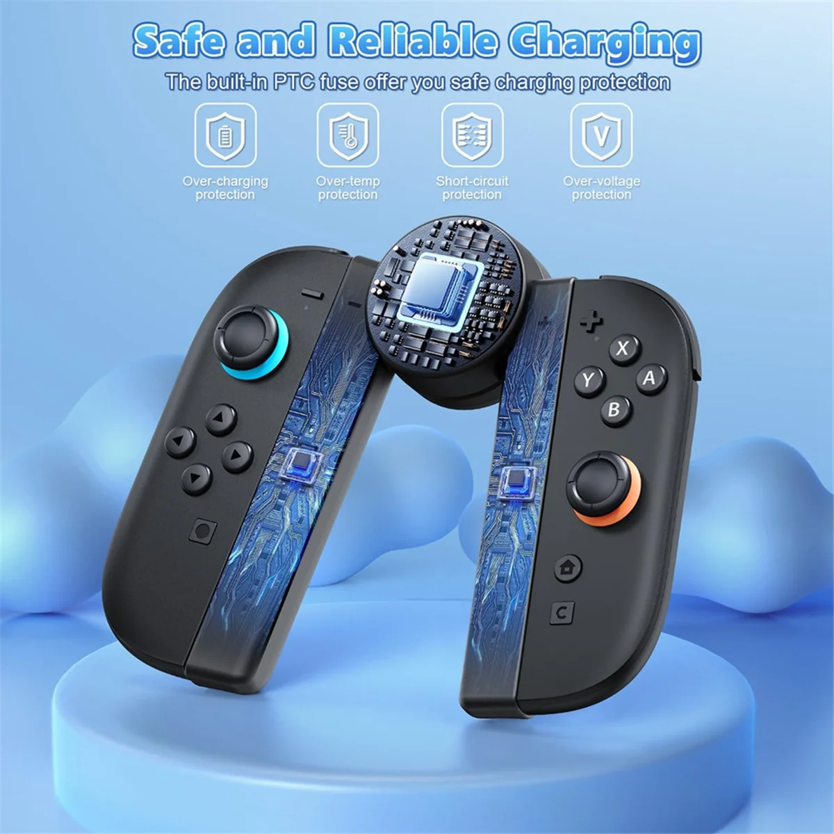 

2025 + зарядная ручка для 2, контроллер магнитной ручки с 5 регулируемыми позициями вращения для Joycon 2