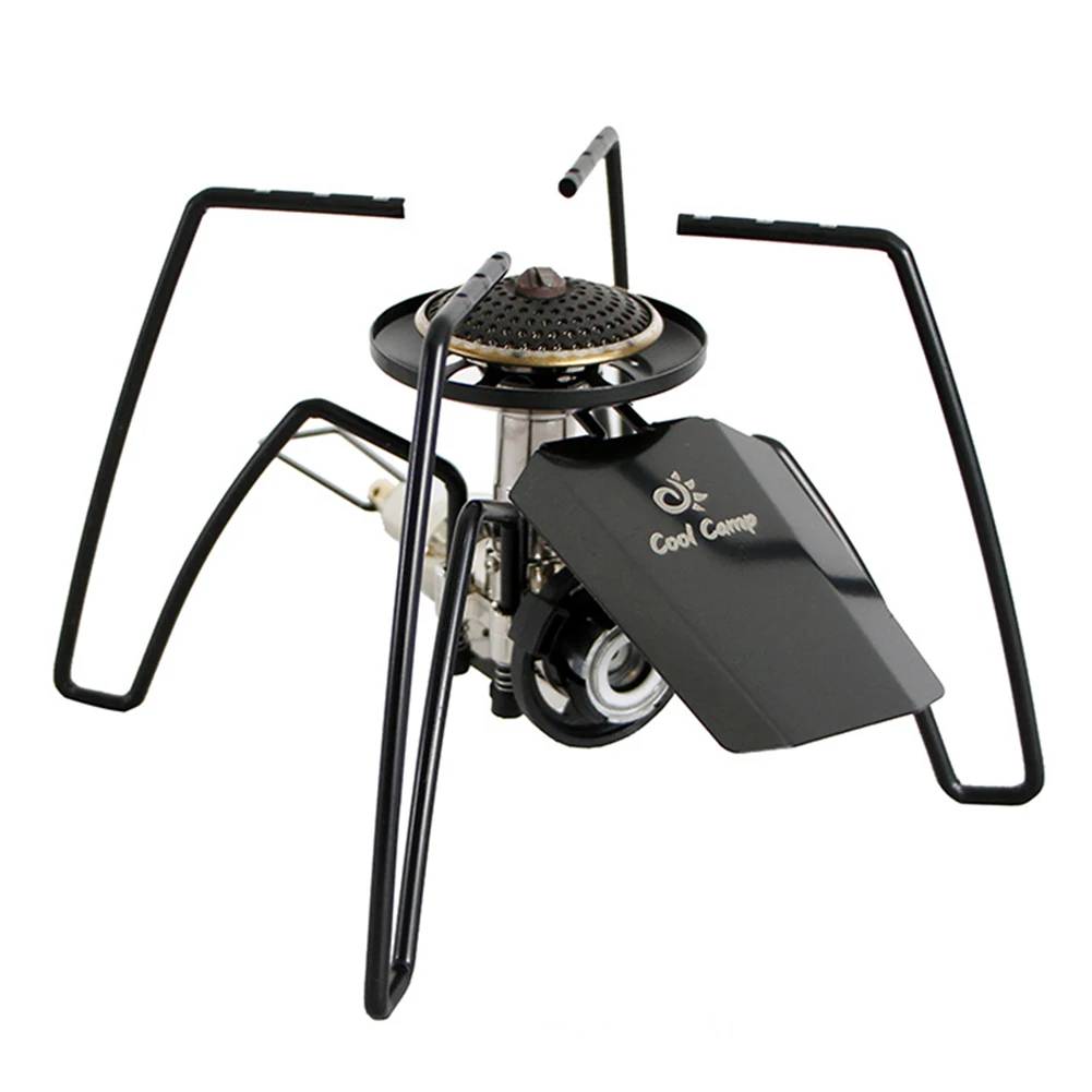 حقيبة ظهر قابلة للطي للمشي لمسافات طويلة فرن الغاز خفيفة الوزن الإشعال المعونة في الهواء الطلق أجزاء طباخ السياحية نزهة المشي لمسافات طويلة بقاء تجهيزات المطابخ #6