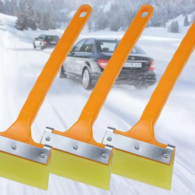 Raspador de hielo multifuncional para coche, herramienta de limpieza de ventanas automática, cepillo de vidrio de limpieza rápida