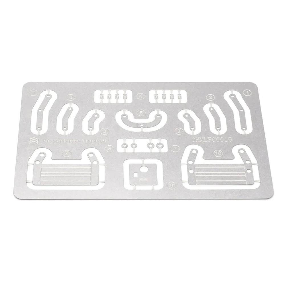 RC Crawler Accessories Folding Pedal for Orlandoo Hunter OHNN01 SA0093 1/32 Mini Model custom size Stainless Steel Spare Part