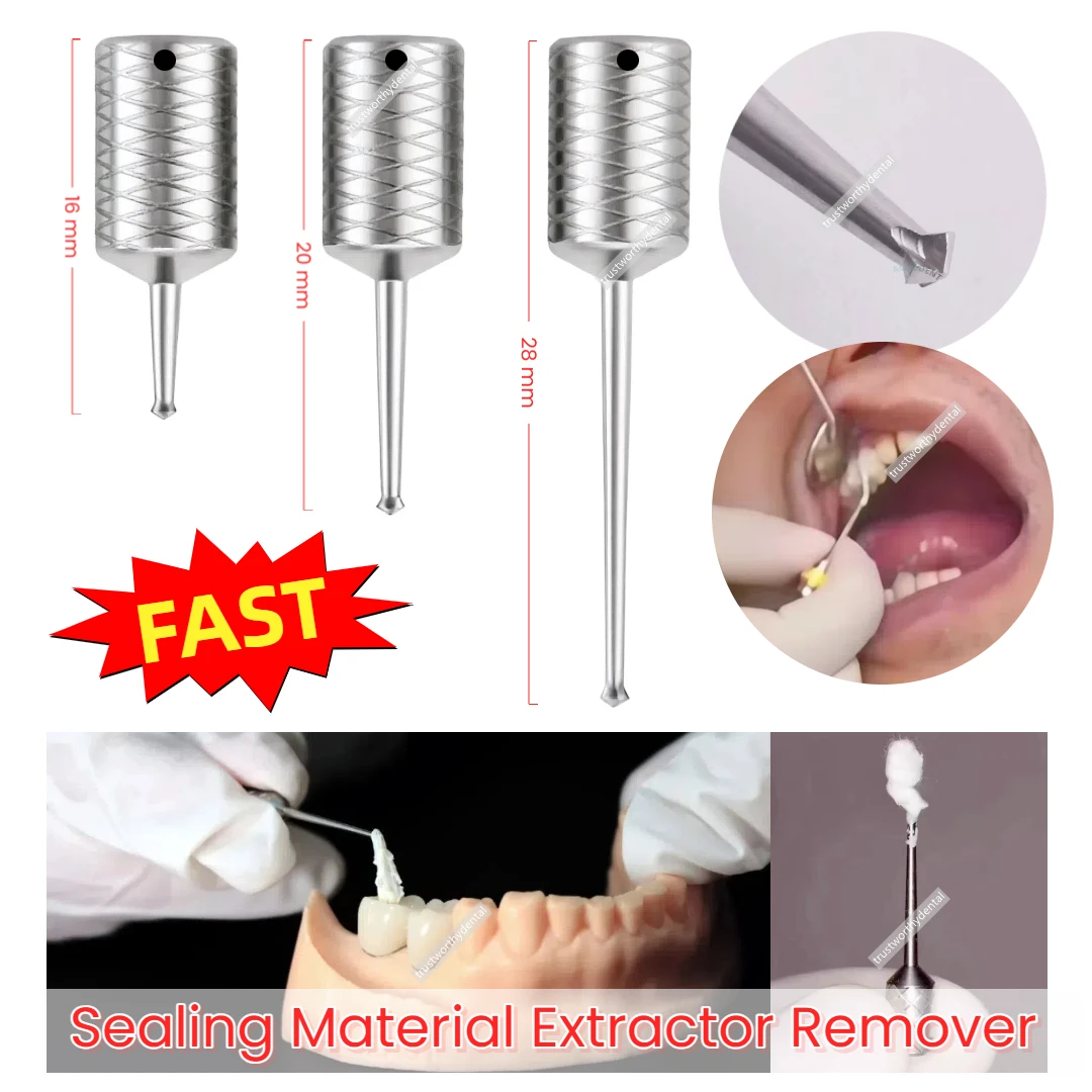 

Dental Sealing Material Extractor Abutment Screw Access Tape Remover for Any Impant System Screw Access Holes Channels