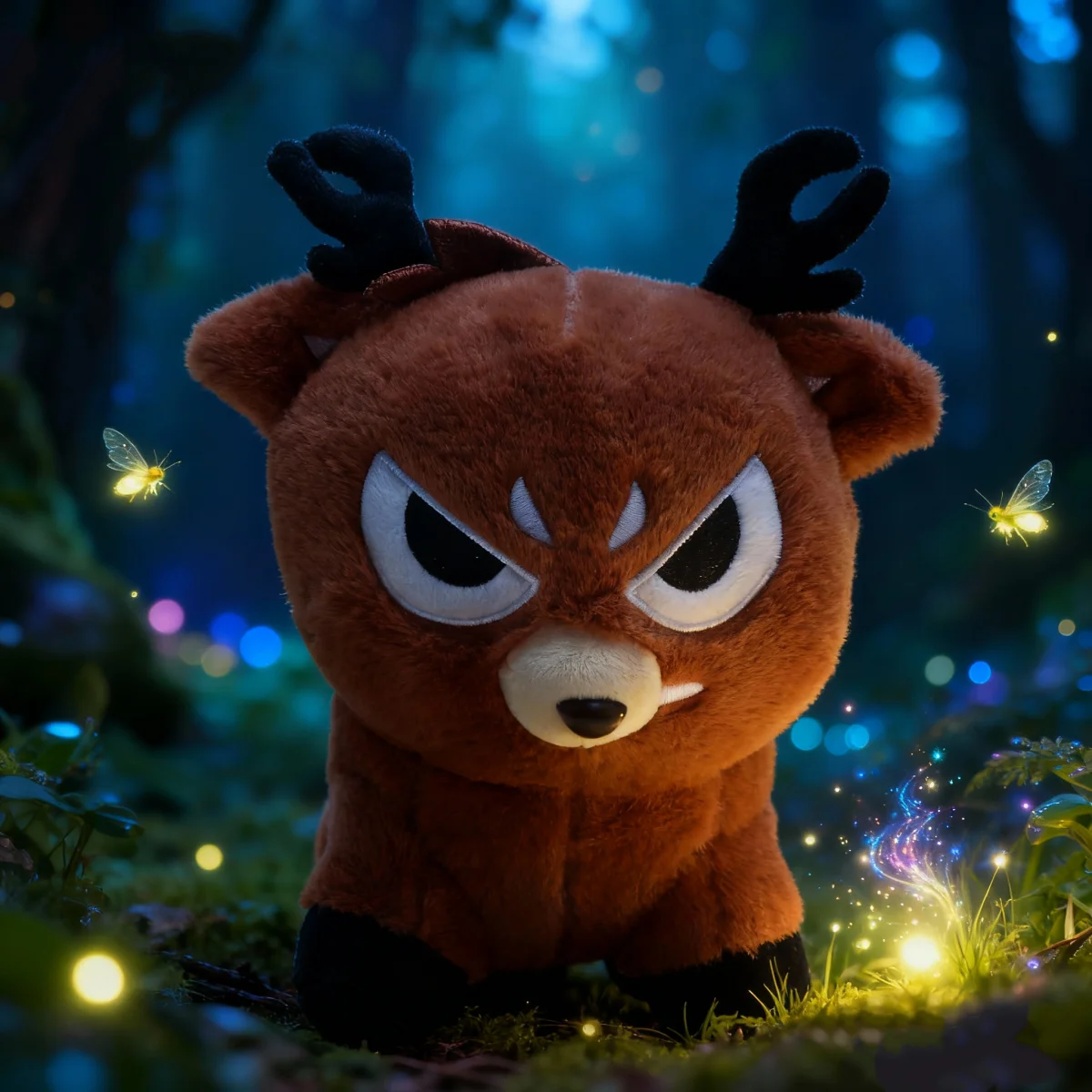 Cartoon 99 Nächte im Wald Plüsch Hirsch Kumpel Plüschtiere Gefüllte Puppe Anime Tier Hirsch Kumpel für Kinder Geburtstag Weihnachten Spielzeug
