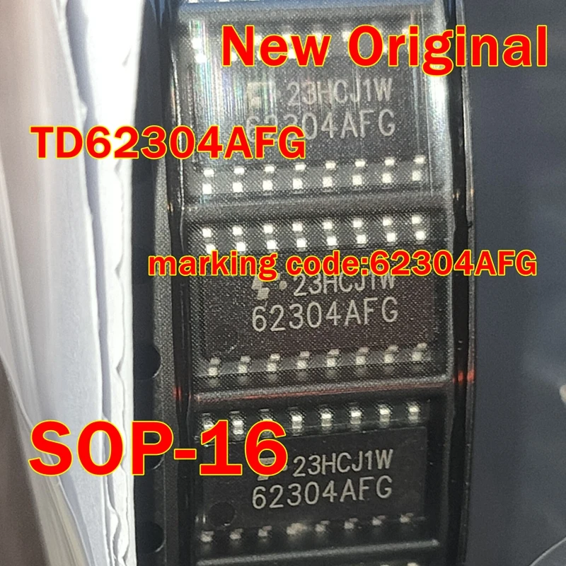 

1pcs to 100pcs TD62304AFG TD62304AF SOP-16 New Original marking code:62304AFG 7CH LOW ACTIVE DARLINGTON SINK DRIVER