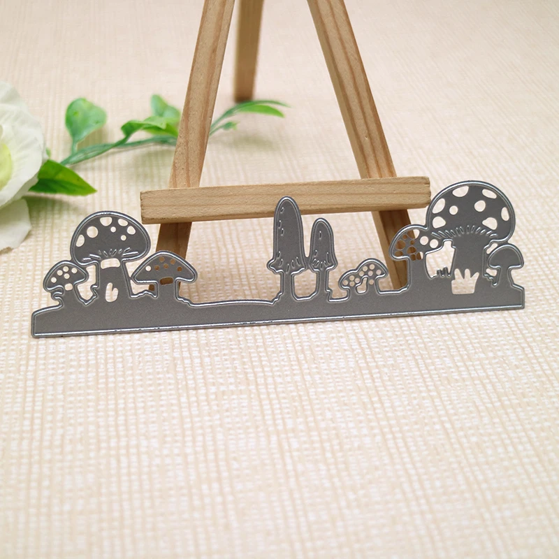 Mushroom Cutting Dies Frame Metal Craft Die Cut Scrapbook Embossing DIY Decorative Manual Production Paper Cutting