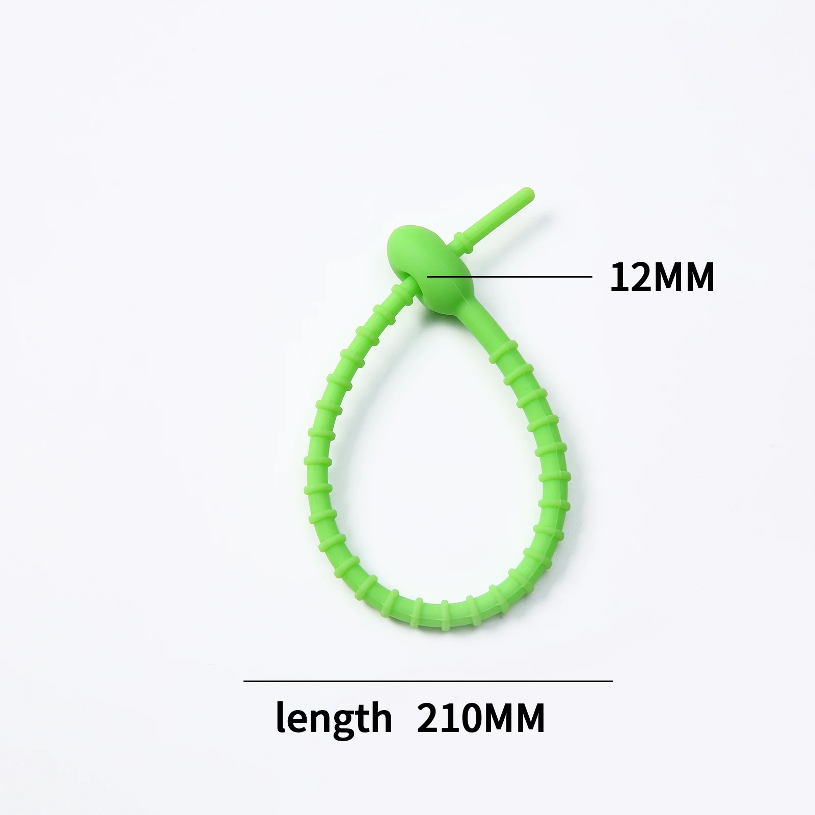 KeyChain Tag Rope Silicone Rubber Loop, DIY Key Holder