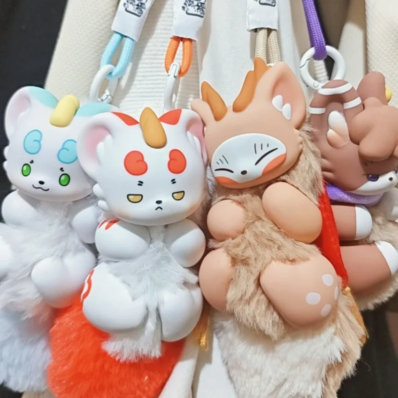 

Оригинальная плюшевая игрушка-подвеска Beasts Plush Doll Sibuxiang Pipi, коллекционная фигурка-сюрприз в закрытой упаковке, аниме-фигурка, подарок, модель-игрушка