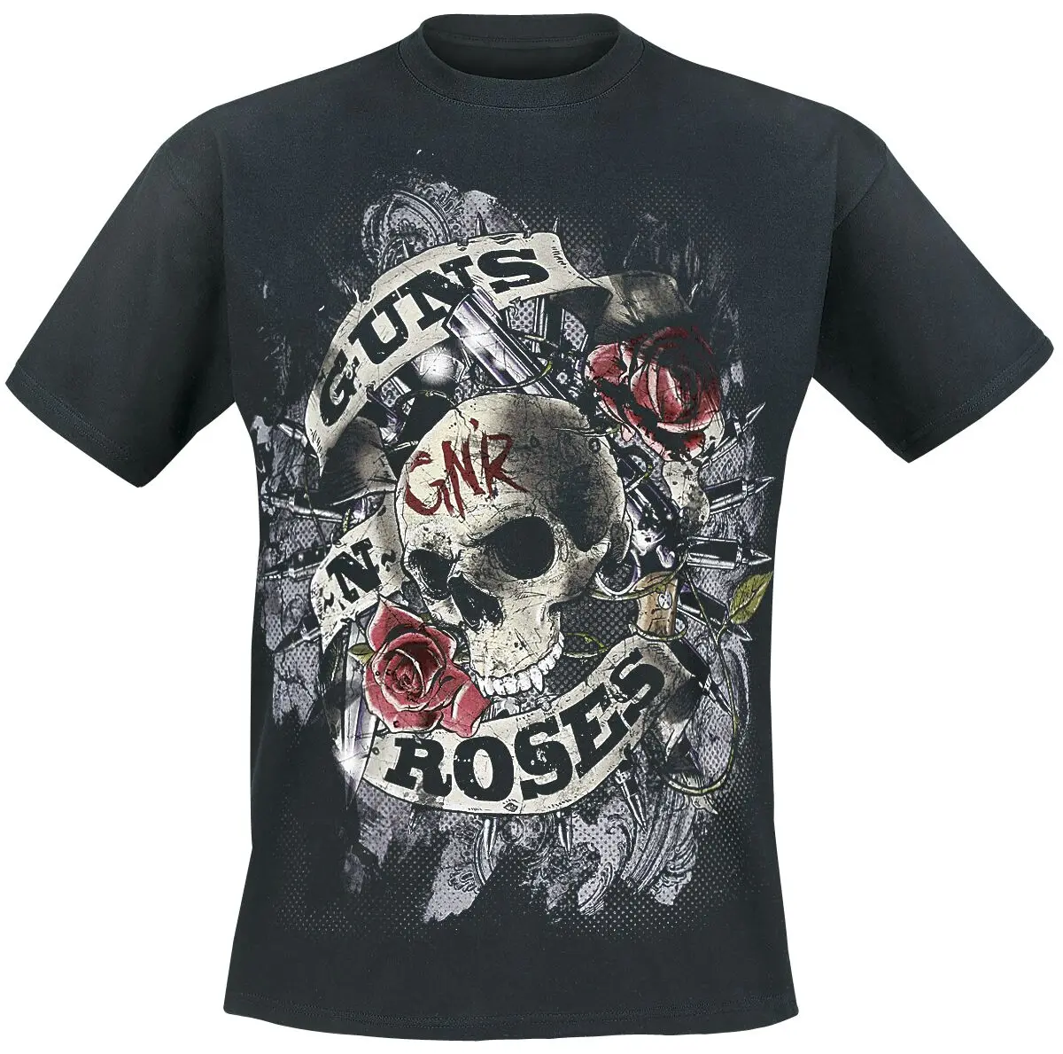 Guns N' Roses Graphic Cotton Band T-shirt Unisex Summer Short Sleeve Fashion Brand Tee Luxury Casual Vintage Retro Tops
