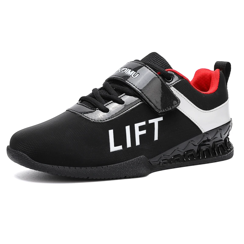 2025 New Men WeightLifting Shoes Balance Powerlifting Squat Shoes Non Slip Strength Training Shoes Comfortable Fitness Sneakers