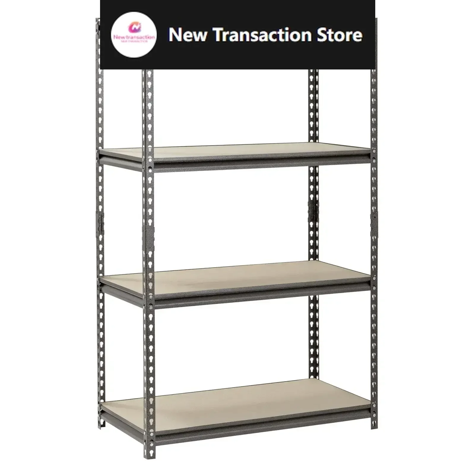 

36"W x 18"D x 60"H 4-Shelf Steel Freestanding Shelves; 500 lbs. Capacity per Shelf; Silver