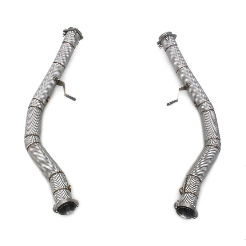 OEM Stainless Steel Free Flow Downpipe For Mercedes-Benz G63 AMG W463 2013-2019 Exhaust Pipes Straight Header