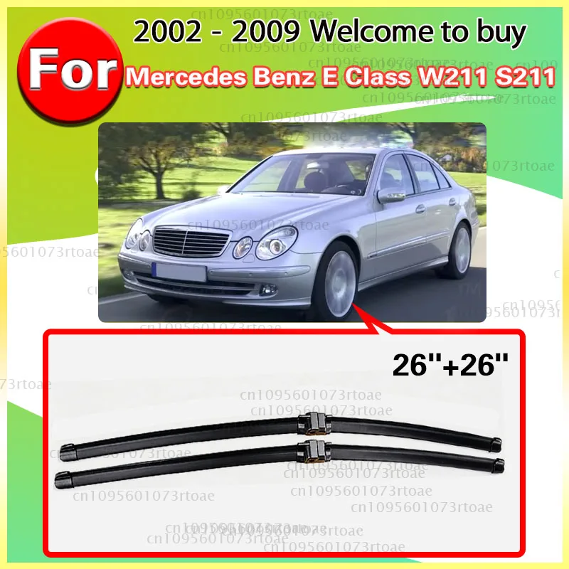 For Mercedes Benz E Class W211 S211 2002 - 2009 Windshield ‌High-performance wiper‌ 26