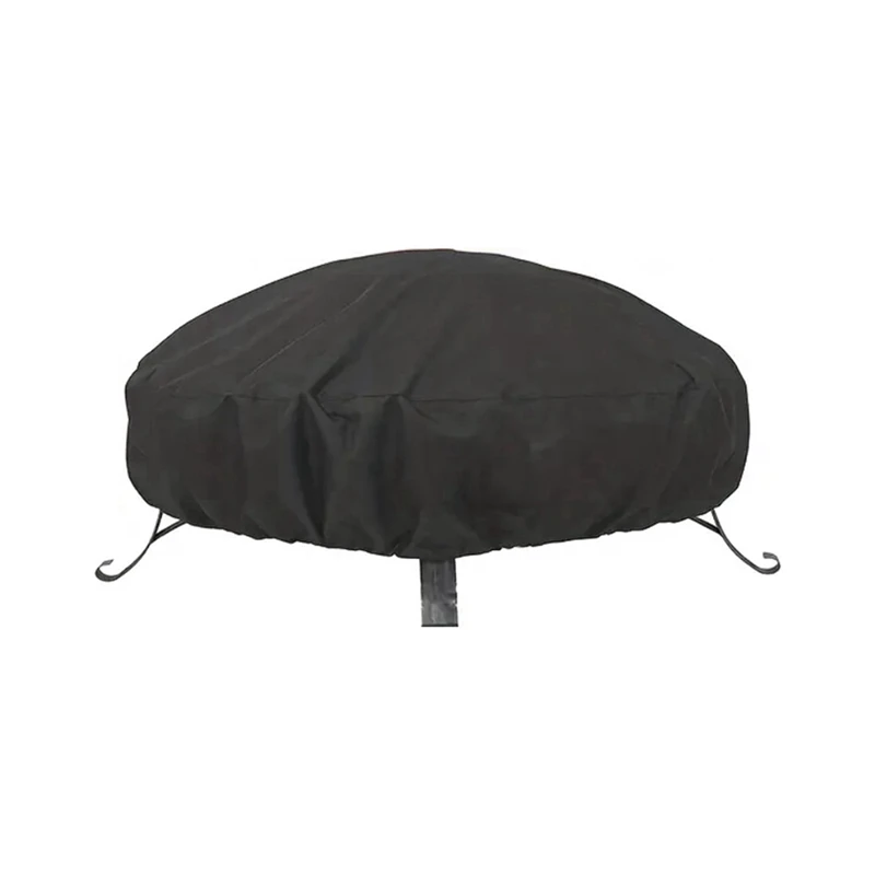 

LALA Fire Pit Cover Dust Cover Waterproof, Heavy Duty, Heat & BBQ Grill Cover For Outdoor Protection