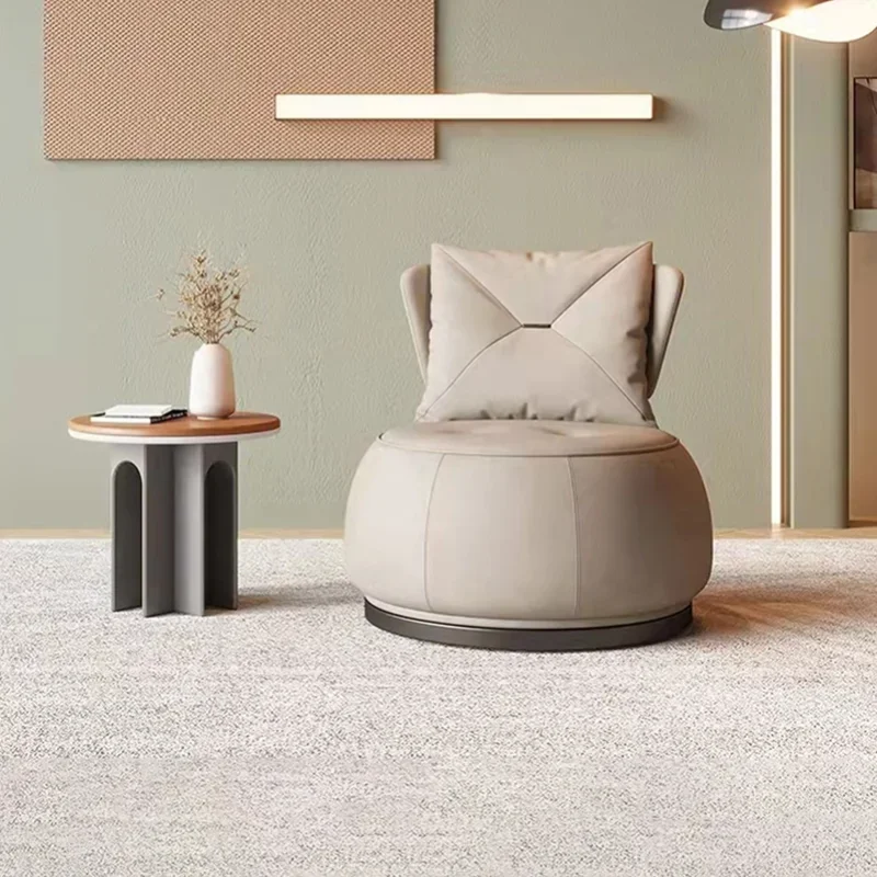 Simple Modern Comfortable Sofas Revolving Single Chair Net Celebrity Designer Negotiate Chair Sitting Room Household Leisure