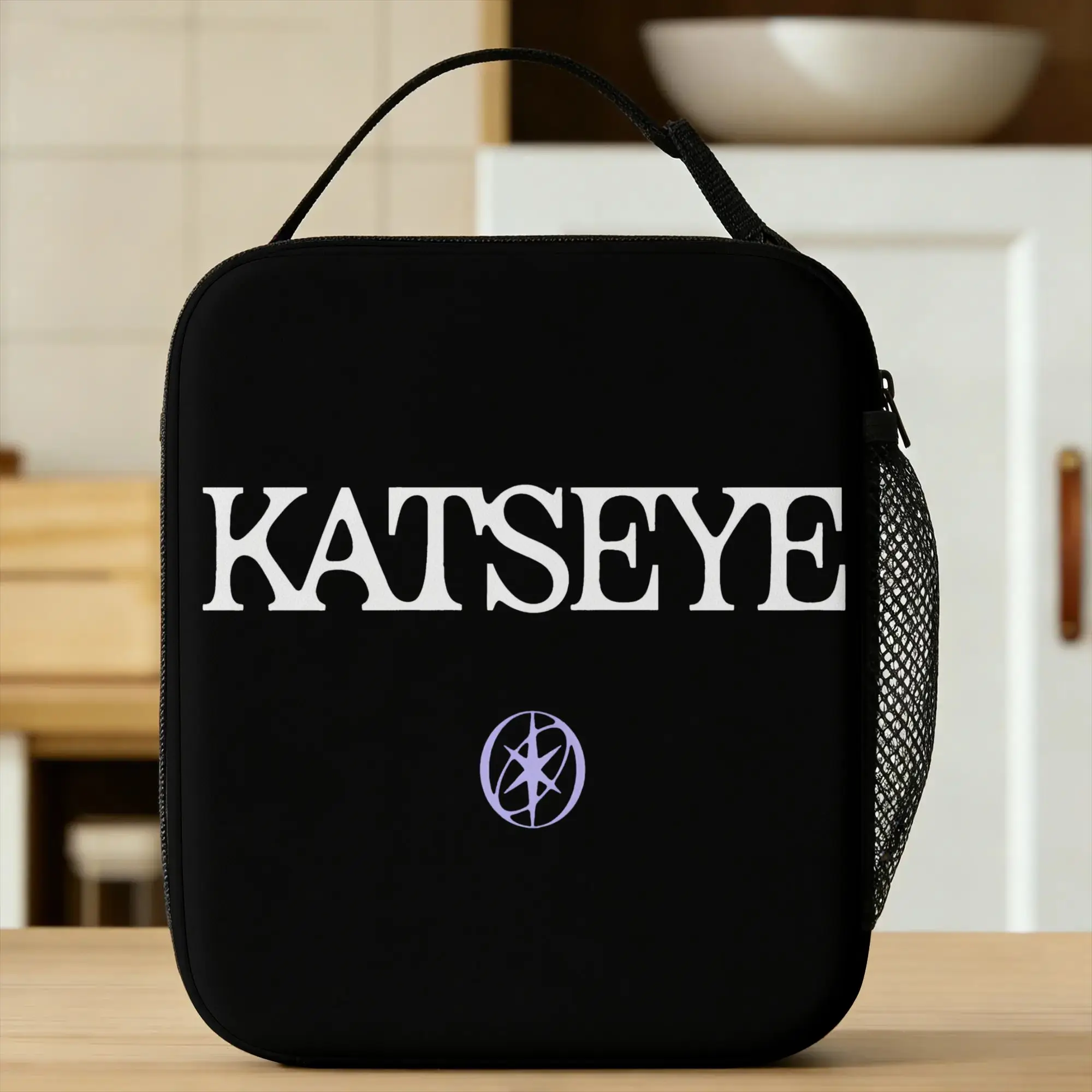 Katseyes Lunch Bag  Casual Lunch Box For Women Outdoor Picnic Convenient Cooler Bag Oxford Print Tote Food Bags