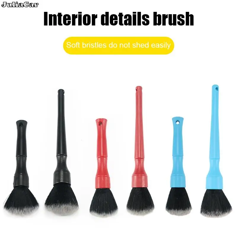 

Car Detailing Brush Soft Bristle Brush Auto Wash Accessories Gap Cleaning Tools Vehicle Interior Air Conditioner Supplies