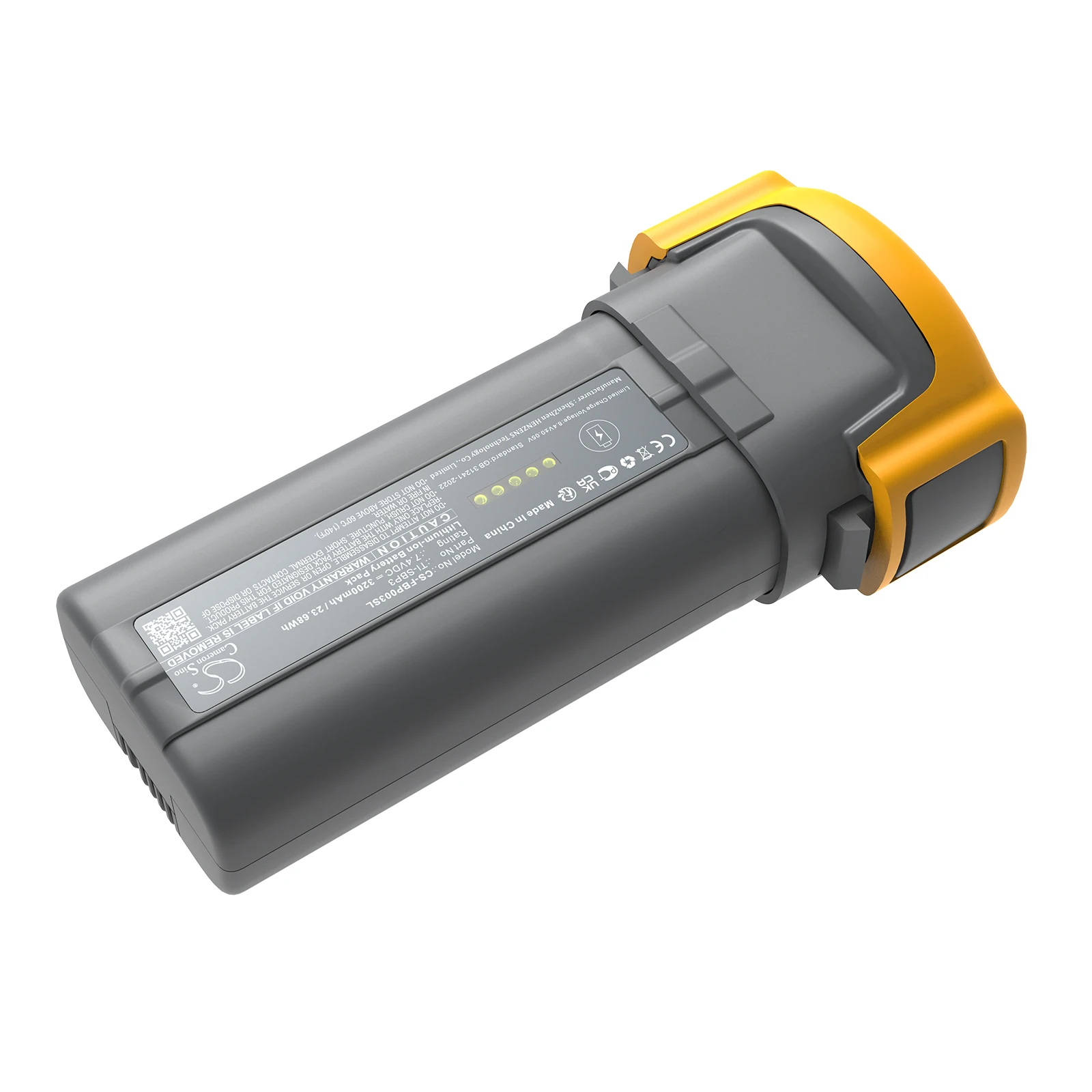 CS Replacement Battery for Fluke 4JNW4,4JNW5,TiR32,TiR29,TiR27,TiR125,Ti27,Ti29,Ti32,Ti90,Ti95,T PN:TI-SBP3 3200mAh / 23.68Wh