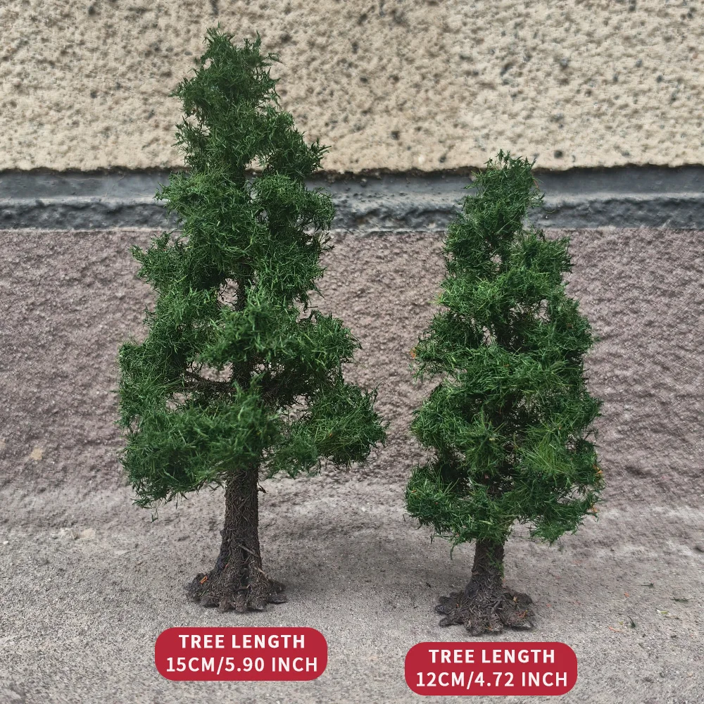 

Artificial Miniature Wires Trees Model Simulation Plants for Railway Train Layout/Military Scenery/Diorama/Sandtable Landscape