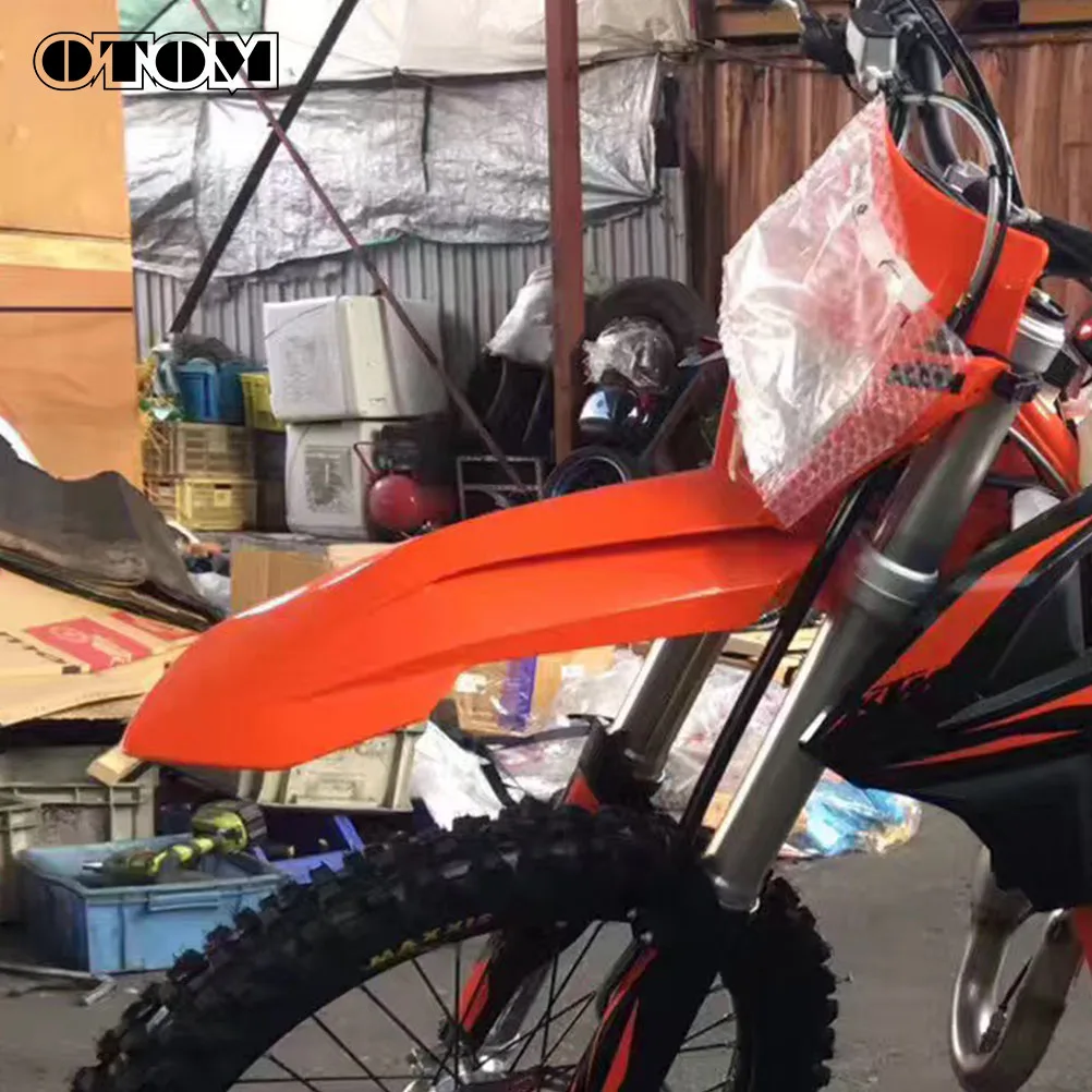 

OTOM 2019-2023 Motorcycle Front Fender Plastic Cover Body Fairing Mudguard Guard For KTM SX SXF XC XCF EXC EXCF XCW XCFW Bikes