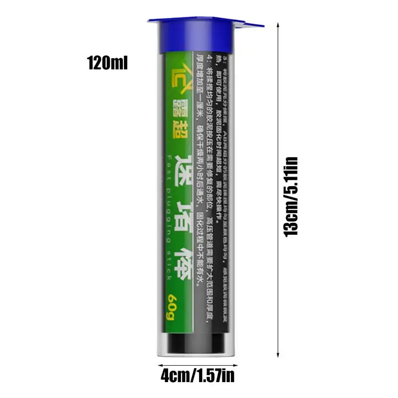40/120ml Metal Filler Putty Epoxy Permanent Adhesive Quick Leak Repair Putty Sticks Repair Mounting Sealant for Ceramic Crack