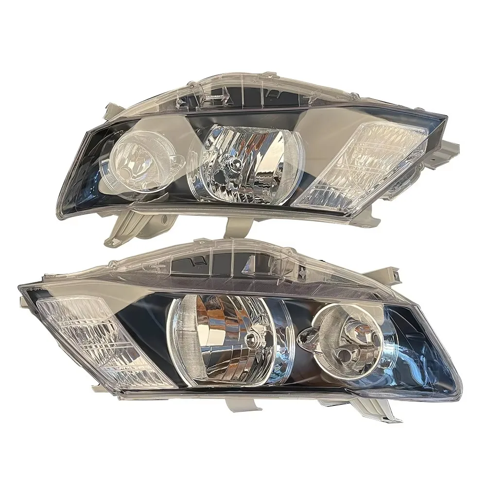 Car Headlights For Toyota Allion NZT260 ZRT265 2007 to 2010 A Pair Black Headlamp