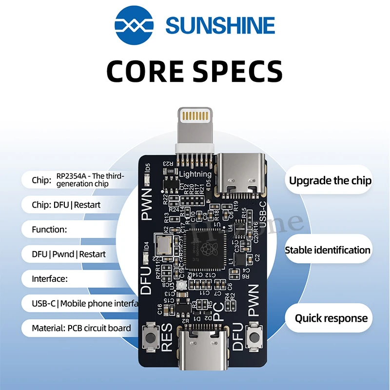 SUNSHINE RP2354A Professional Repair Tool For IP XR through 11 Pro Max (A12-A13 chips) & iPad Fully Automated Process