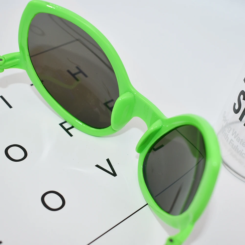 

Characteristic Bright Funny Eyeglasses Lightweight Comfortable Glasses For Masquerade Party Props Green