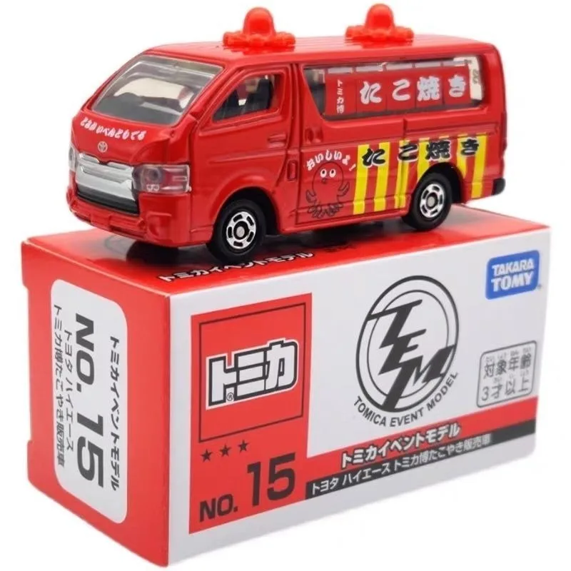 

TAKARA TOMY TOMICA Alloy Car Model TEM 15 Takoyaki Food Truck Limited Edition Car toys, model ornaments as gifts for children