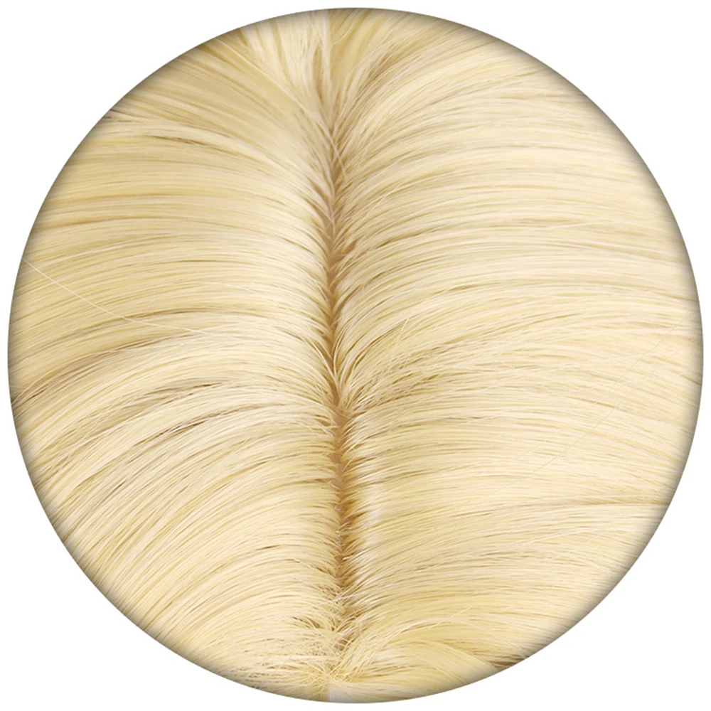 Xilonen Pruik Vrouwen 70 cm Lange Goudgeel Roze Blauw Vlecht Hittebestendige Synthetisch Haar Natlan Xilonen Halloween Cosplay Pruiken +