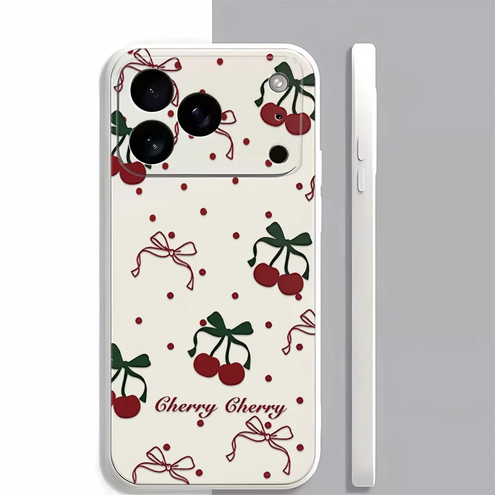 

Cherry Phone Case for iPhone17Pro Max/17Pro/17/16/16Pro/15/14/13/12/11/Pro/Plus Fashion Friend Gift Aesthetic Phone Case