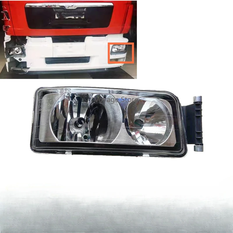 Suitable for German MAN TGM480 TGA truck headlights MAN fire truck pump truck headlights