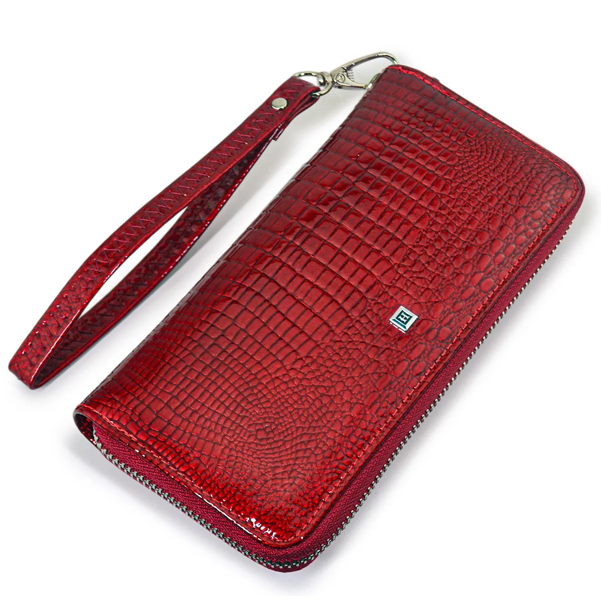 Fashion Women Wallets and Purses  Wristlet Wallets Female Zipper Long wallet Ladies ID Card  Coin Purse  Alligator Clutch