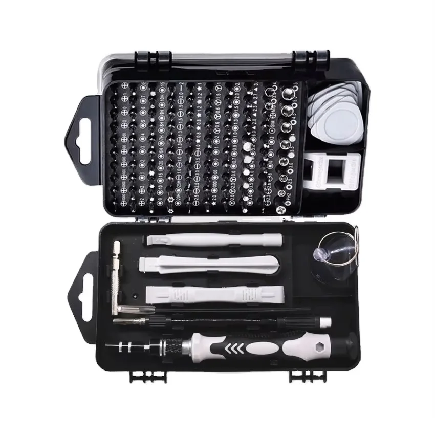 

115In1 Multifunctional Portable Electronics Screwdriver Set Repairing Phone Computer Tool Set