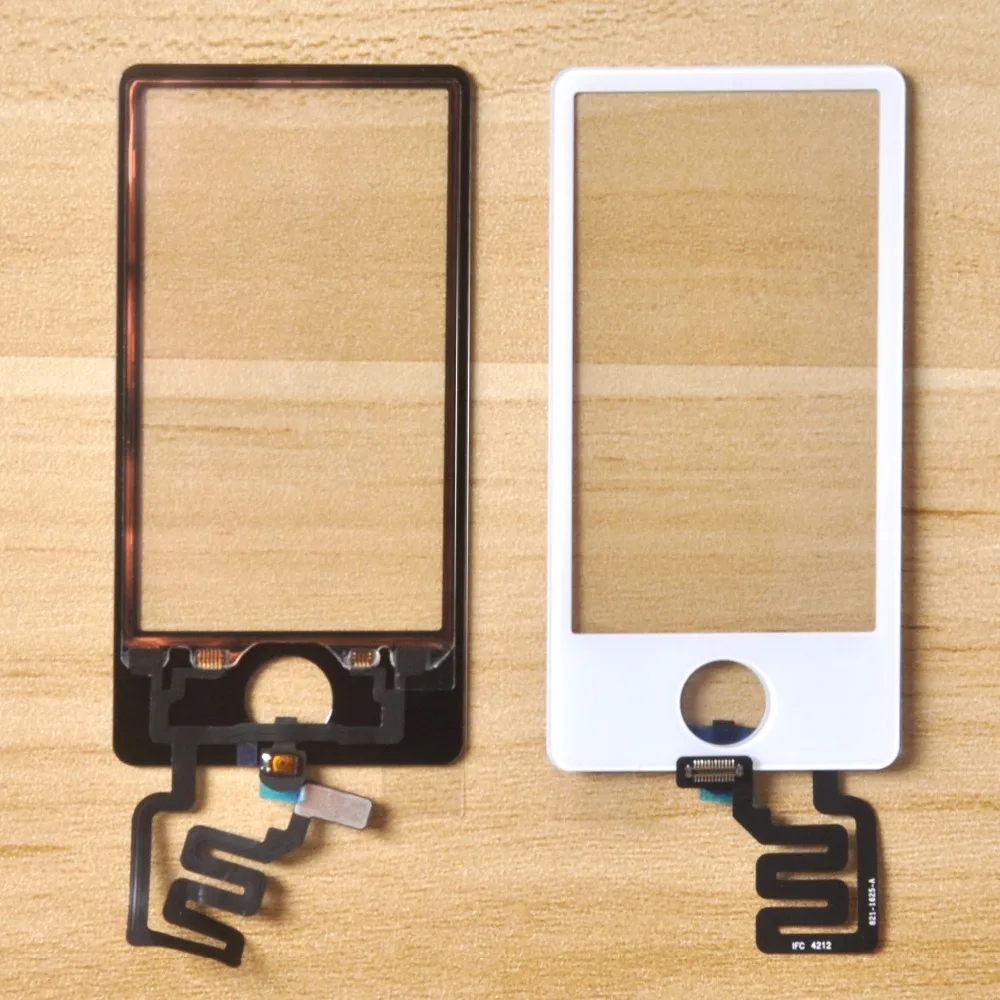 Pantalla Táctil de Repuesto 100% Probada para iPod Nano 7, Sensor de Pantalla Táctil de 2.5 Pulgadas para iPod Nano 7, Negro y Blanco