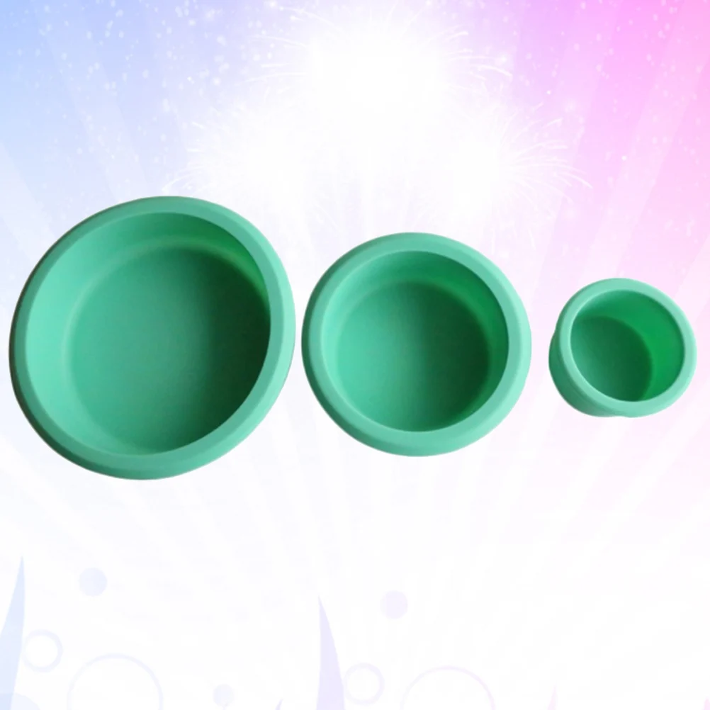

1 set 1 Set Round Silicone Baking Molds Multi Layer Cake Mold Non-Stick Diy Chocolate Pudding Cookie