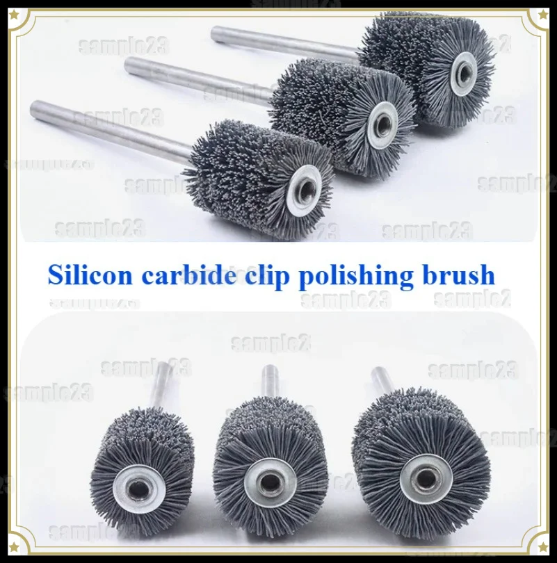 500/800Grit Silicon Carbide Brush Cylinder Hone Tool Metal Engine Valve Guides Deburring Carbon Removal Crosshatching