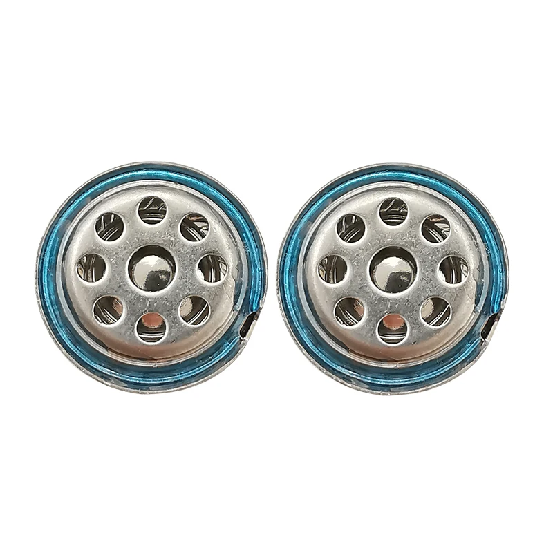 18Ohm Hoofdtelefoon Luidspreker Hifi 10Mm Headset Driver Titanium Film Oortelefoon Voor IE6 IE7 IE80 Reparatie Diy Onderdelen 2 stuks