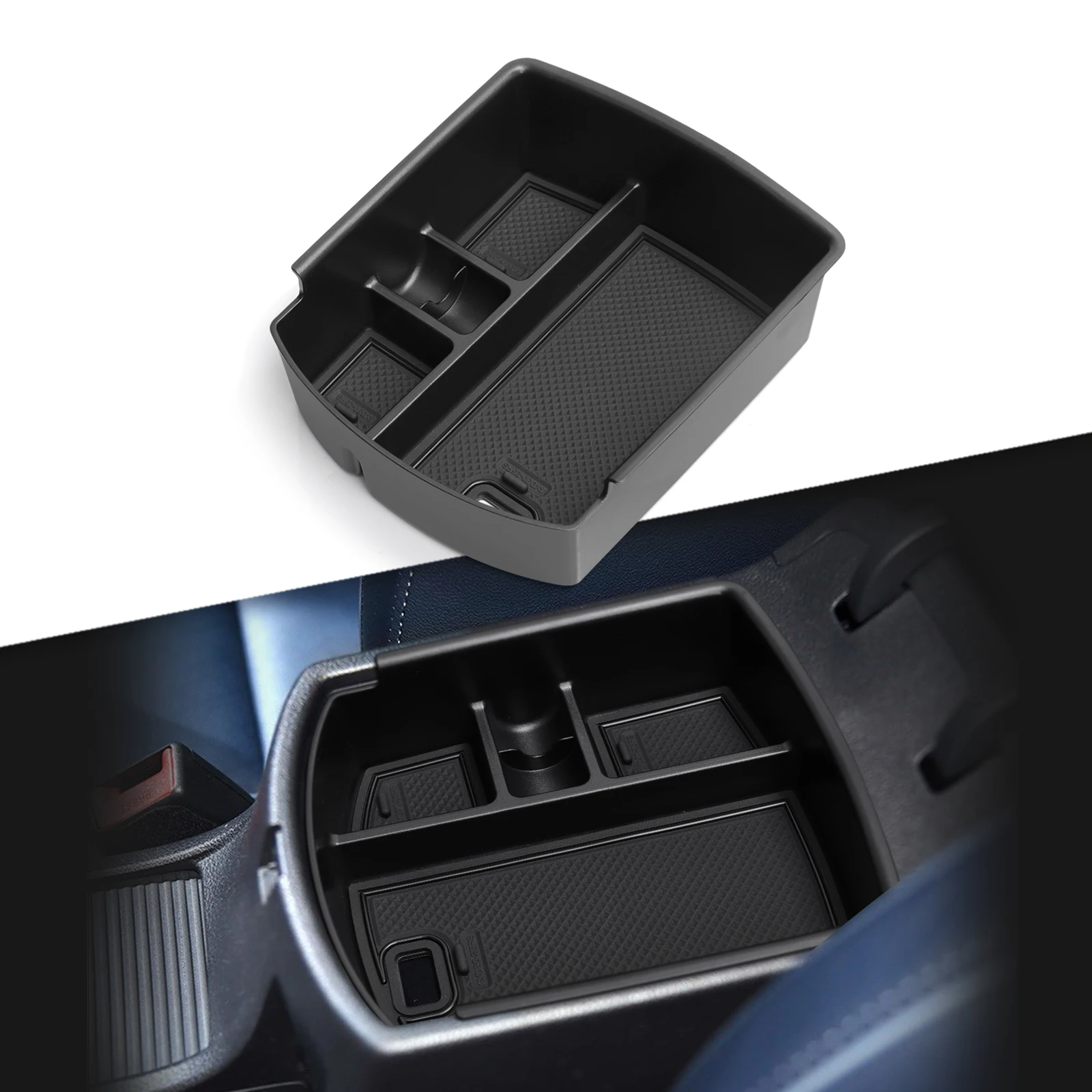 for Hyundai I30 I30 N 2021-2025 Car Armrest Storage Box Organizer Case Car Accessories Center Console Storage Tray Right Rudder