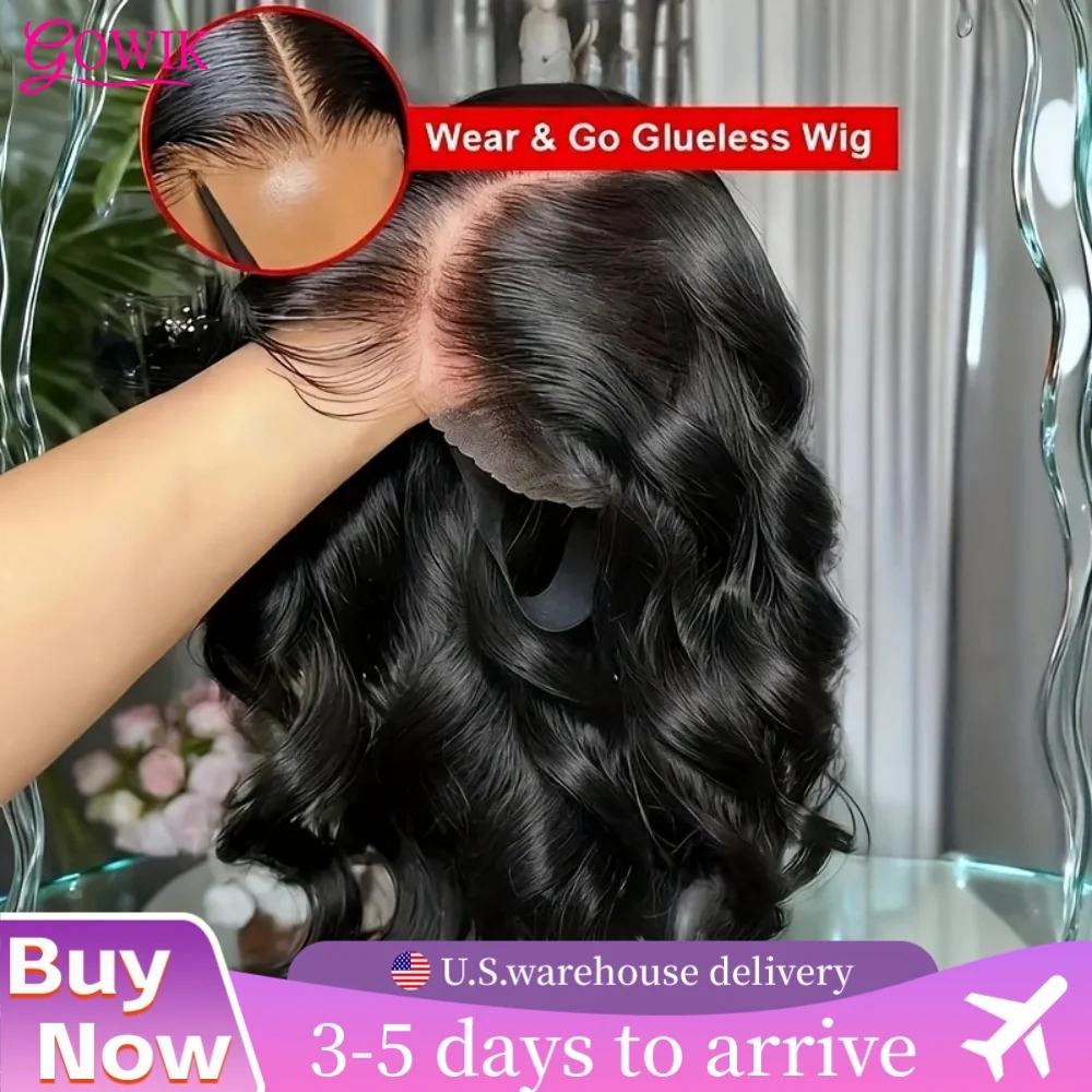 

HD Парик фронта шнурка 5x5 Человеческие волосы Объемная волна 13x6 250% Плотность Бесклеевой Предварительно выщипанный с детскими волосами Предварительно вырезанный парик шнурка естественного цвета