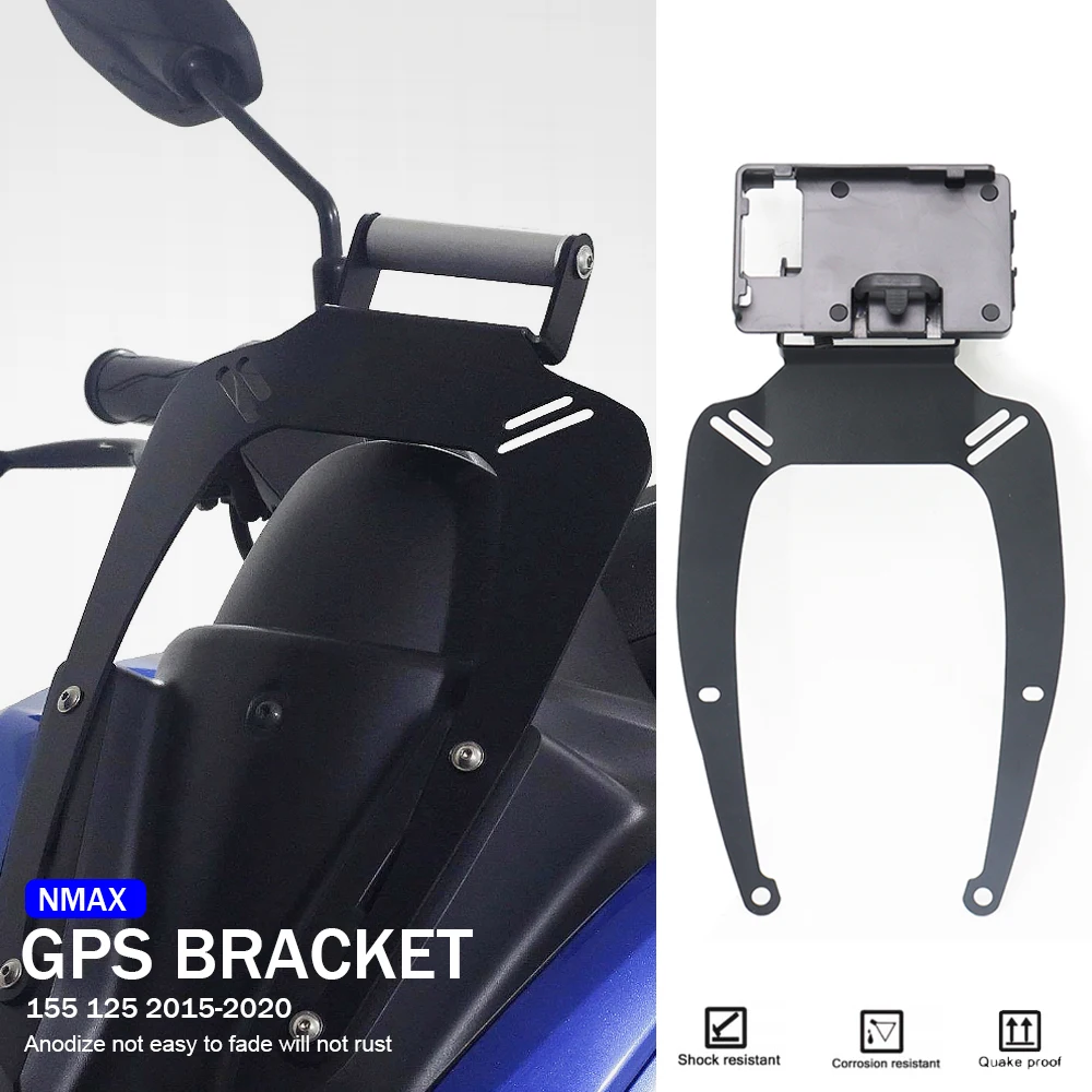 

Кронштейн для GPS-навигатора для мотоцикла YAMAHA NMAX155 125 N-MAX 155 125-2015, USB-порт для зарядки, держатель nmax155NEW