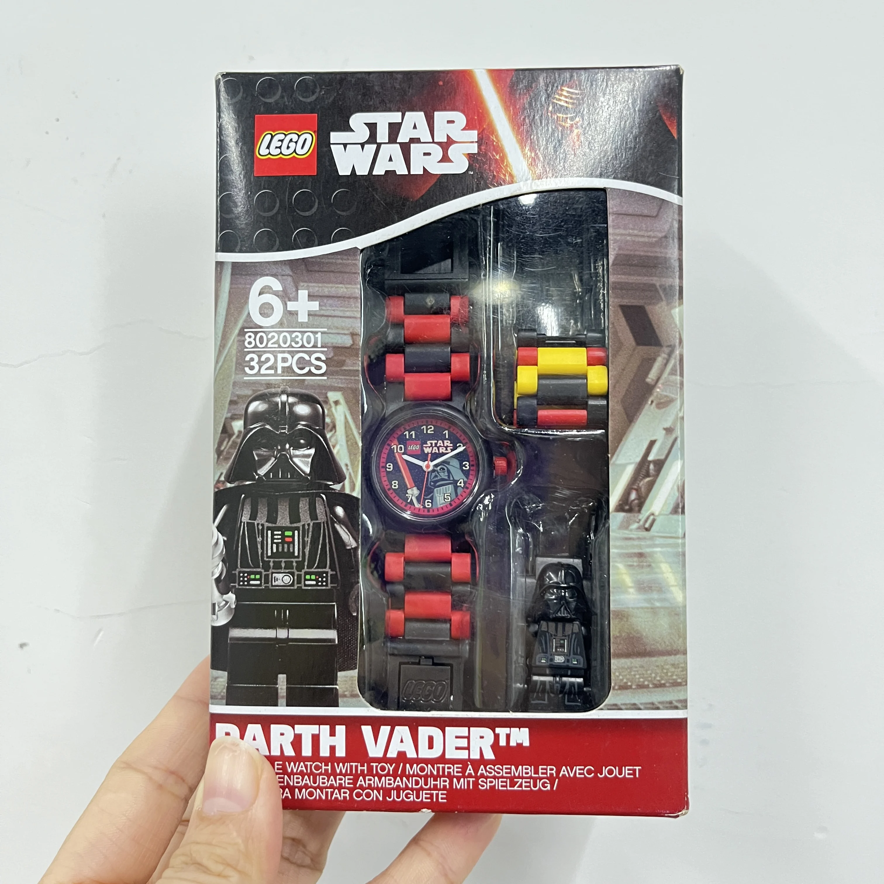 LEGO Watch DARTH VADER 2, собранные строительные блоки, игрушки для детей, детский подарок на день рождения 8020301