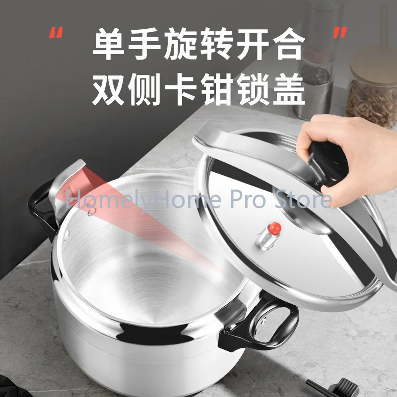 Large-capacity aluminum pressure cooker Multifunctional multi-pressure cooker Hotel explosion-proof pressure cooker