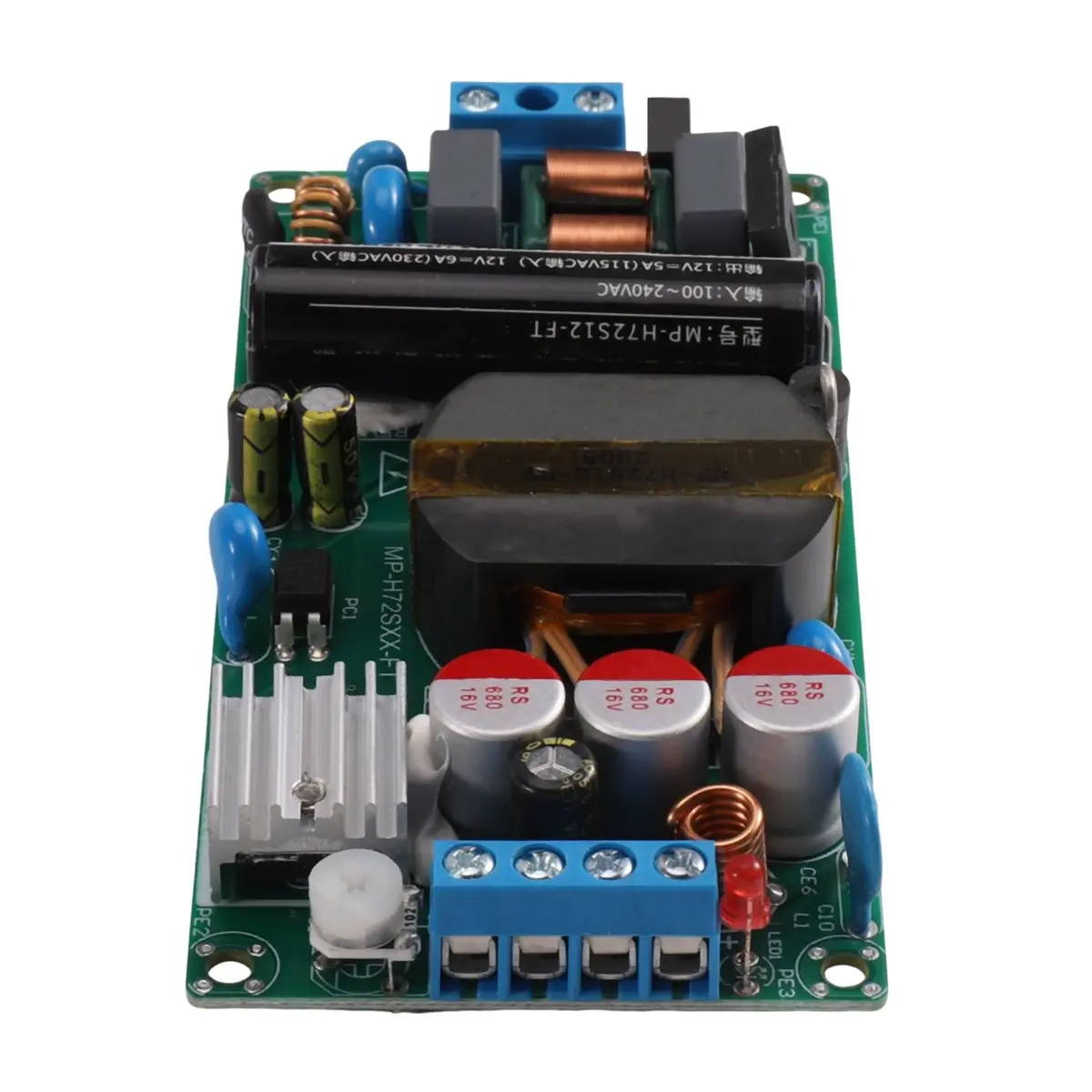 A85P 12V 5A 6A Slim Switching Power Supply Board Industrial Equipment Instrument Stable Step-Down Module AC-DC 72W MP-H72S
