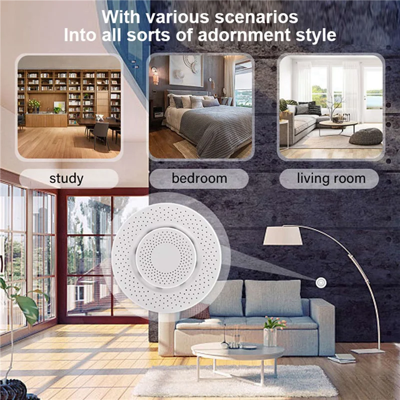 ABKQ-2X Zigbee/Tuya WIFI スマートエアボックス二酸化炭素検出器 CO2 ガスセンサーホルムアルデヒド VOC 温度湿度センサー