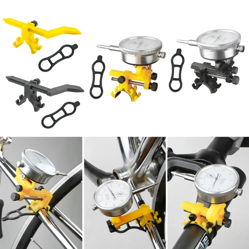 

Простой инструмент для регулировки колец для велосипеда, дорожного и горного велосипеда, набор для регулировки обода колес, устройство для выпрямления, индикатор циферблата