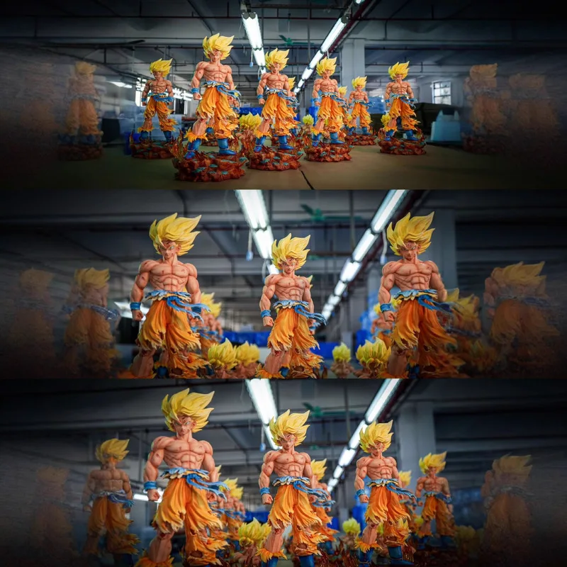 

29cm/35cm Dragon Ball Super Goku 2.0 Premium Edition Pvc Anime Sculpture Toy Model Desktop Decoration Collectible Figure Gifts