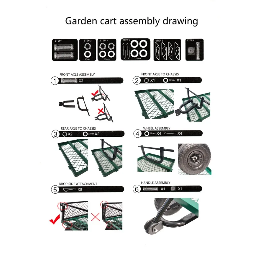

Wagon Cart Garden cart trucks make it easier to transport firewood