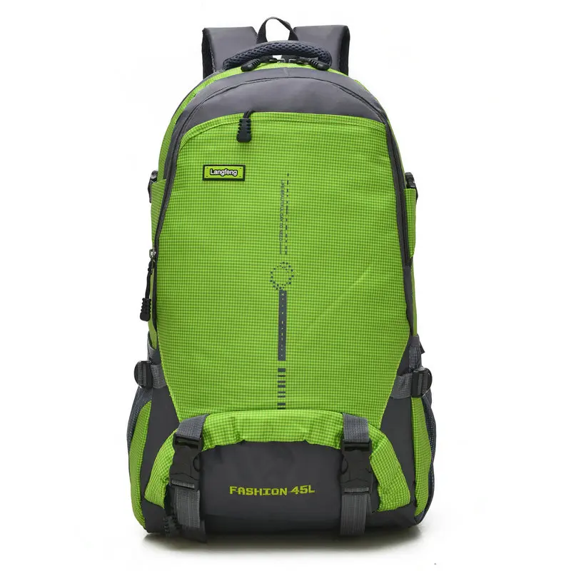 Mochila de Caminhadas ao ar livre para Homens e Mulheres, Impermeável, Respirável, Viagem de Lazer, Coreano, 45L, Novo