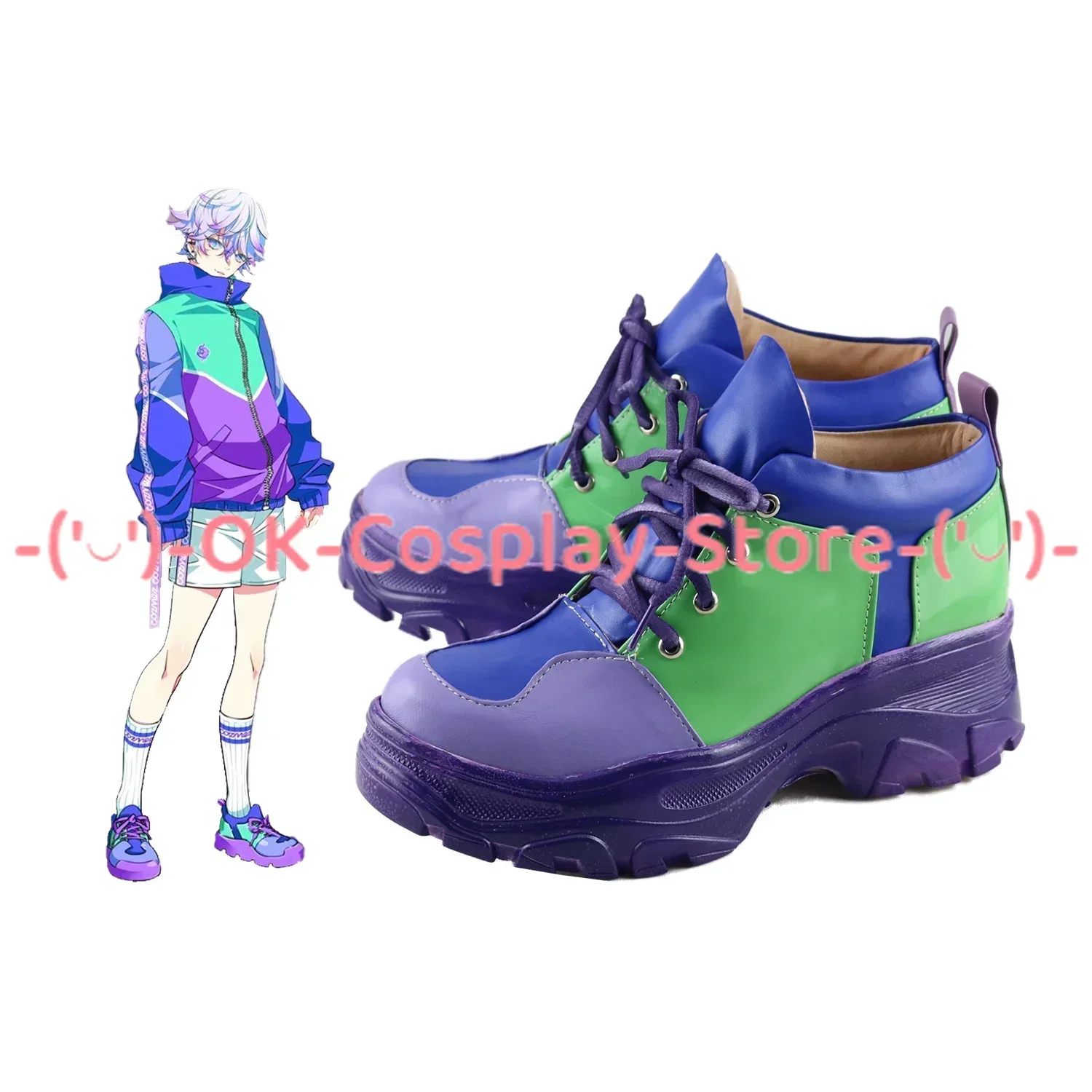 [Custom Made] Yatonokami Nayuta Cosplay Shoes  Game Paradox Live Boots Halloween Carnival  Cosplay Prop