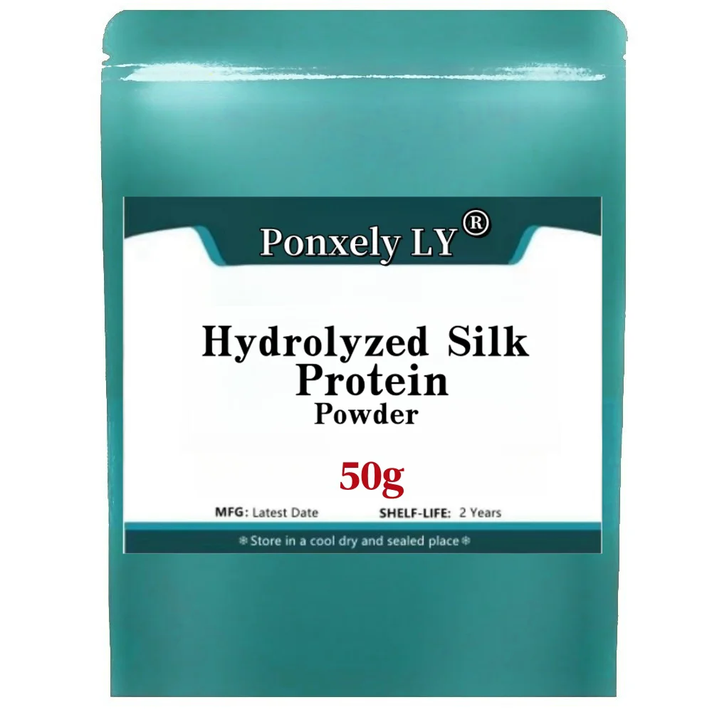 Hot Supply 99% Hydrolyzed Silk Protein Powder ,silk Fibroin For Moisturizing, Brightening And Improving Skin Perception